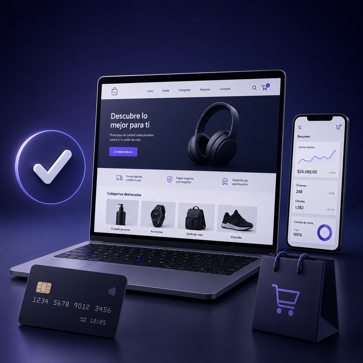 Pago del balance final - Creación de Página ecommerce